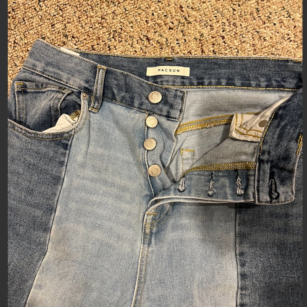 Pacsun two-toned 27L straight leg jeans